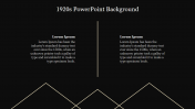 Extraordinary 1920s PowerPoint Background Diagram For You