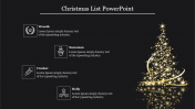 Christmas List PowerPoint Template and Google Slides