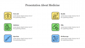 Simple Presentation About Medicine PowerPoint Slide