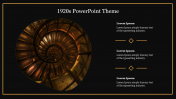 1920s PPT Theme Presentation Template and Google Slides