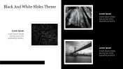 Black And White Google Slides Theme and PPT Template