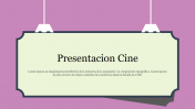 Presentación de PowerPoint Cine Editable