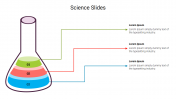 Creative Science Google Slides With Conical Flask Image
