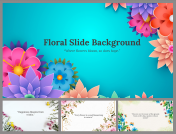 Floral Background PowerPoint Presentation And Google Slides