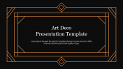 Art Deco PPT Presentation Template and Google Slides