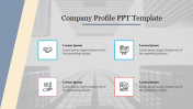 Use the Best Company Profile PPT Free Template Themes