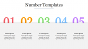 Number Templates PowerPoint Presentation and Google Slides