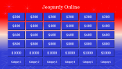 Editable Best Jeopardy Online PowerPoint PPT Template