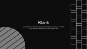 Creative Dark Black Google Presentation PPT Templates