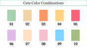 Cute Color Combinations PowerPoint Template & Google Slides