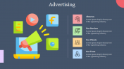 Attractive Advertising PowerPoint Template 
