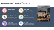 Innovative Construction Proposal Template With Six Nodes