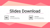 Innovative Google Slides Download Template With Two Nodes