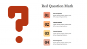Red Question Mark PowerPoint Presentation Template