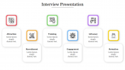 Innovative Interview Presentation PowerPoint Template