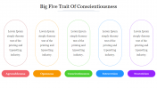 Creative Big Five Trait Of Conscientiousness Presentation