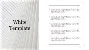 Innovative White Template Slides Presentation Design