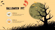 Alluring Halloween PPT PowerPoint Slide Presentation
