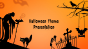 Best Halloween Theme Presentation PowerPoint Slides