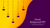 Diwali Background PPT Presentation With Dark Background