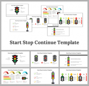 Start Stop Continue PowerPoint And Google Slides Templates