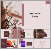 Aesthetic Ideas PowerPoint and Google Slides Templates