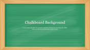 Elegant Chalkboard Background Free Presentation Template
