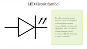 Editable LED Circuit Symbol Presentation Template