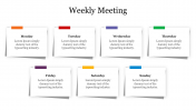 Editable Weekly Meeting Template Presentation