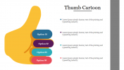 Innovative Thumb Cartoon Presentation Template