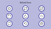 Creative Collection Reload Icon PowerPoint Presentation