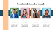 Creative Presentation Introduction Example PPT Slide