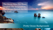 Attractive Pretty Ocean Backgrounds PowerPoint Template