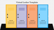 Virtual Locker PowerPoint Template and Google Slides