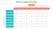 What Is A Matrix Structure PowerPoint Template Slide