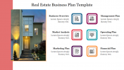 Real Estate Business Plan Template PowerPoint Slide