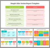 Simple After-Action Report PPT and Google Slides Templates