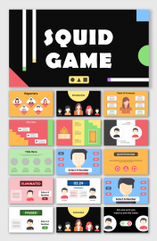 Creative Animated Squid Game PPT And Google Slides Themes