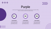 Simple Purple Google Presentation PowerPoint