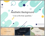 Aesthetic Background PPT and Google Slides Template