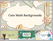 Cute Math Backgrounds PPT and Google Slides Themes