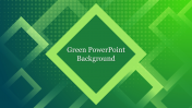 Design Green PowerPoint Background Presentation Slide