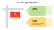 Design For Sale Sign Template PowerPoint
