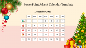 PowerPoint Advent Calendar Template and Google Slides
