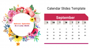 September 2022 Calendar Google Slides Template PPT