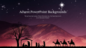 Advent PowerPoint Backgrounds Template and Google Slides