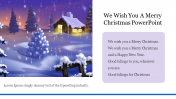 Best  We Wish You A Merry Christmas PowerPoint Template