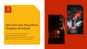 Modern 2022 New Year PowerPoint Template Download Slide