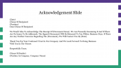  Acknowledgement Google Slides & PPT  Presentation Template