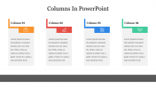 Editable Columns In PowerPoint Presentation Template